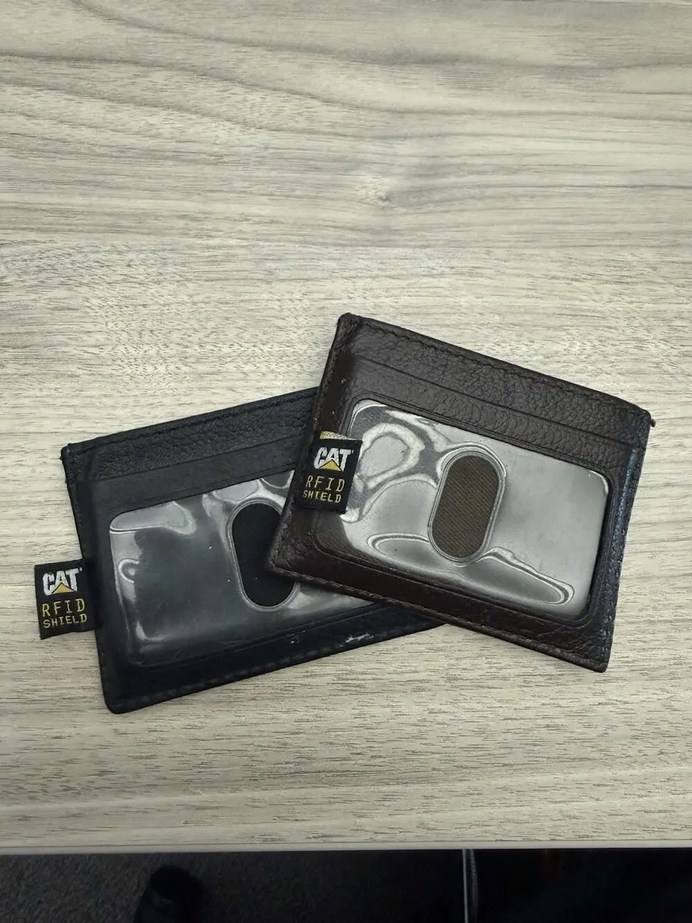 CAT Leather Wallet Set